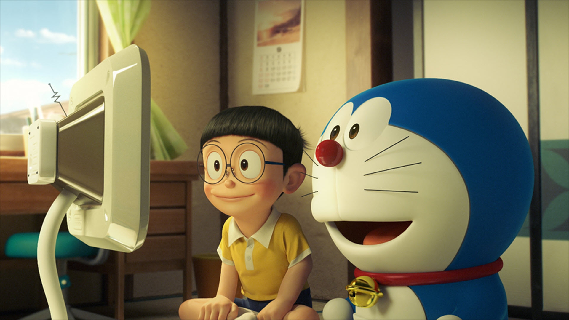 Hình nền Doraemon 3D đẹp