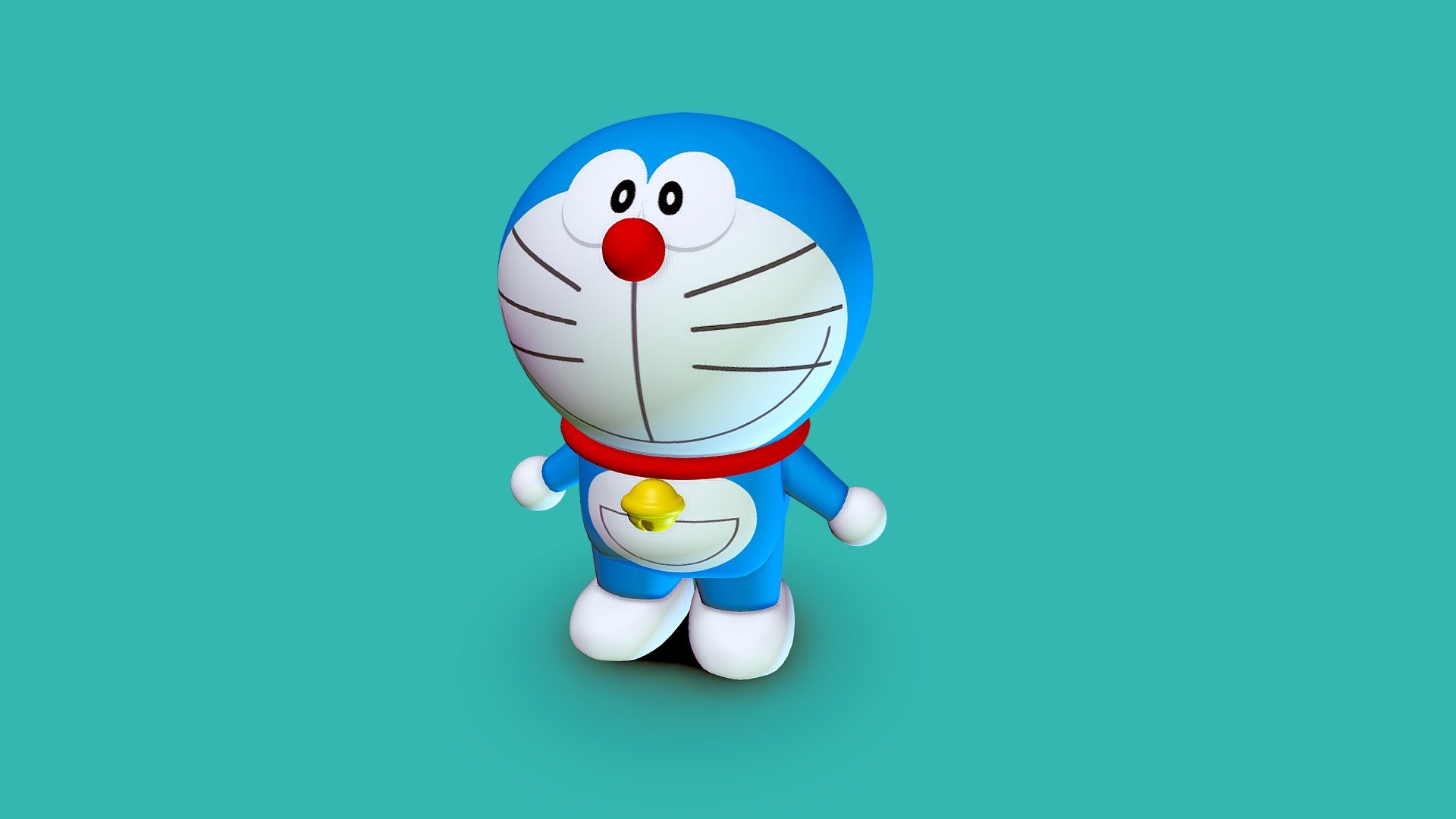 Hình nền Doraemon 3D máy tính