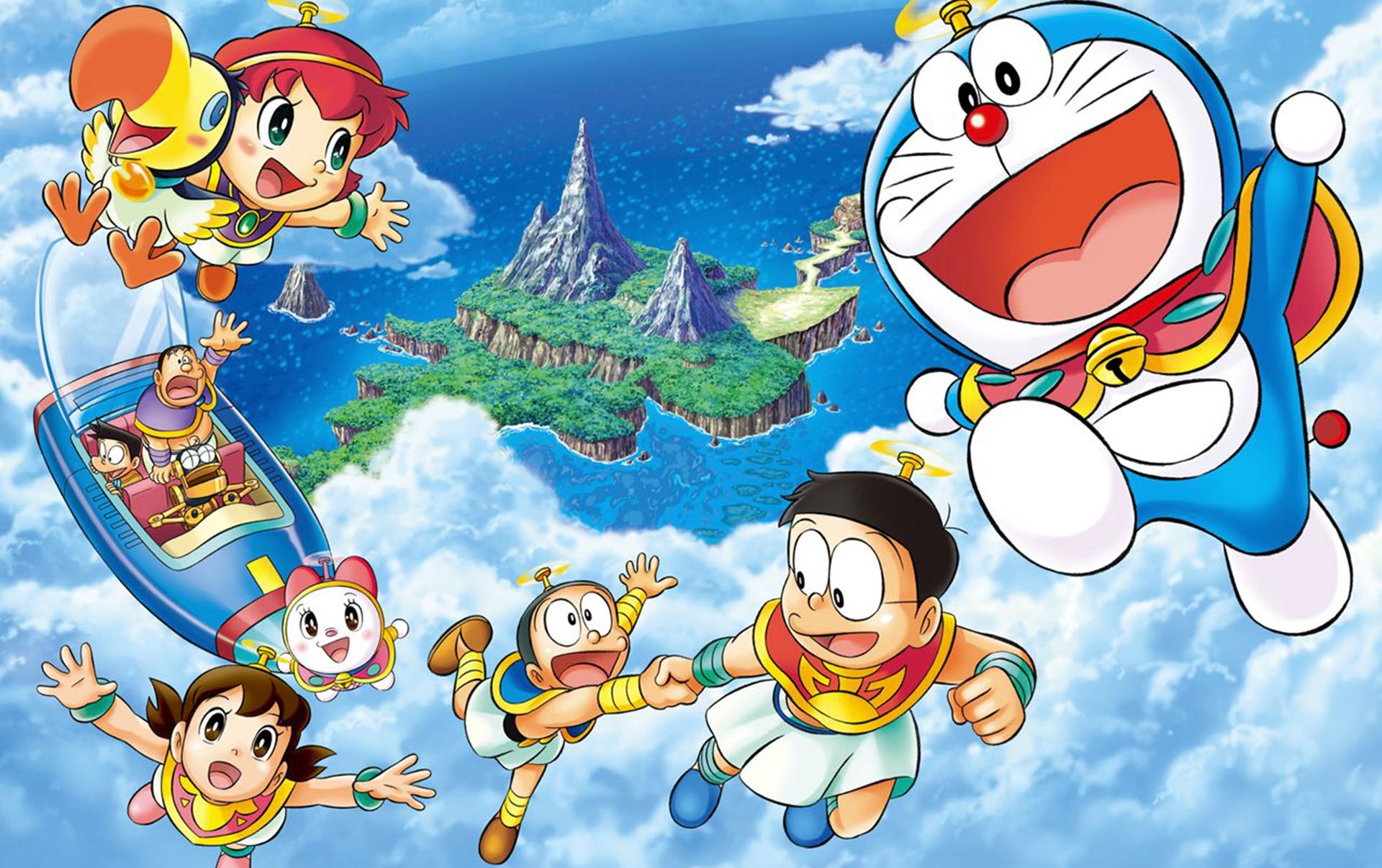 Hình nền Doraemon cho laptop