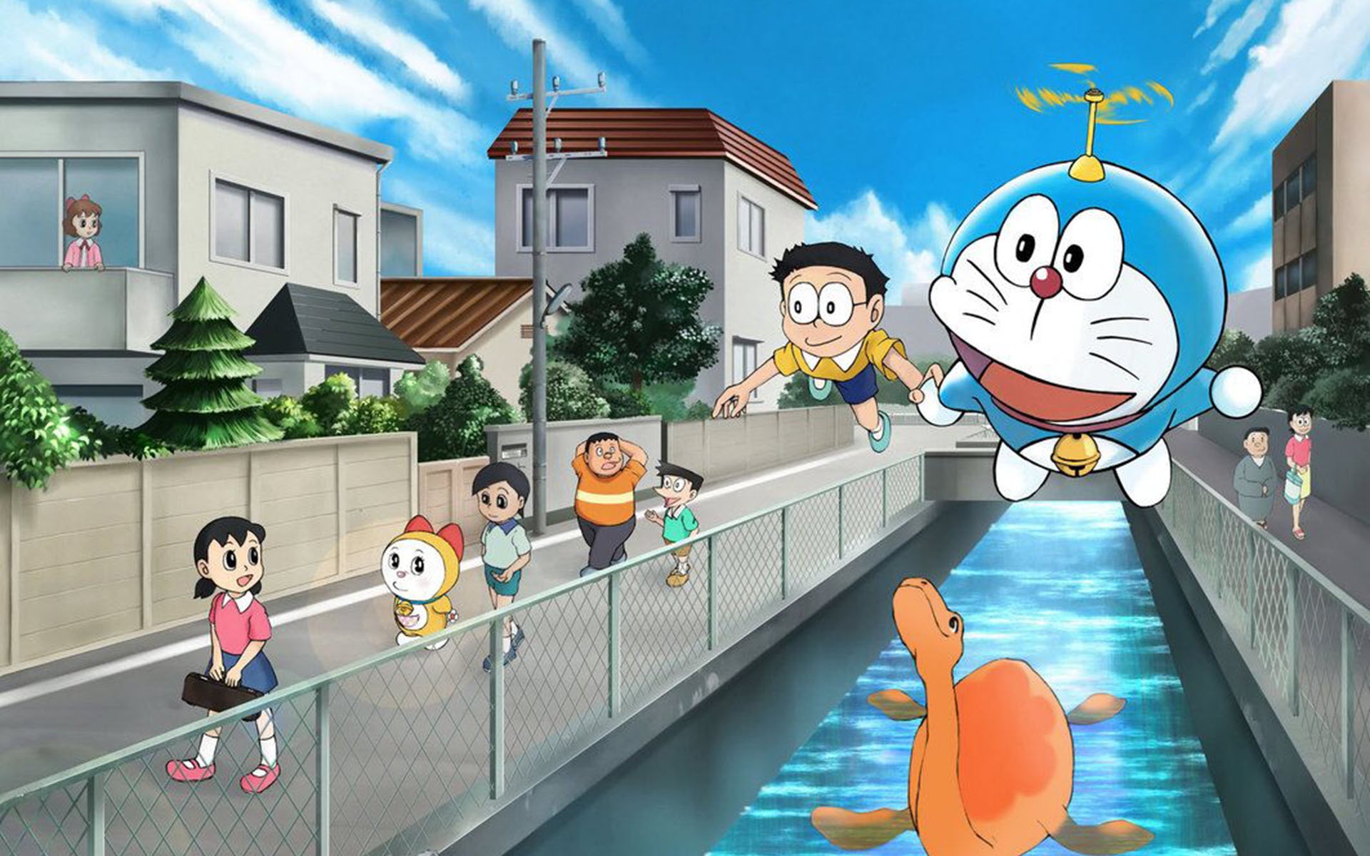 Hình nền Doraemon và những người bạn