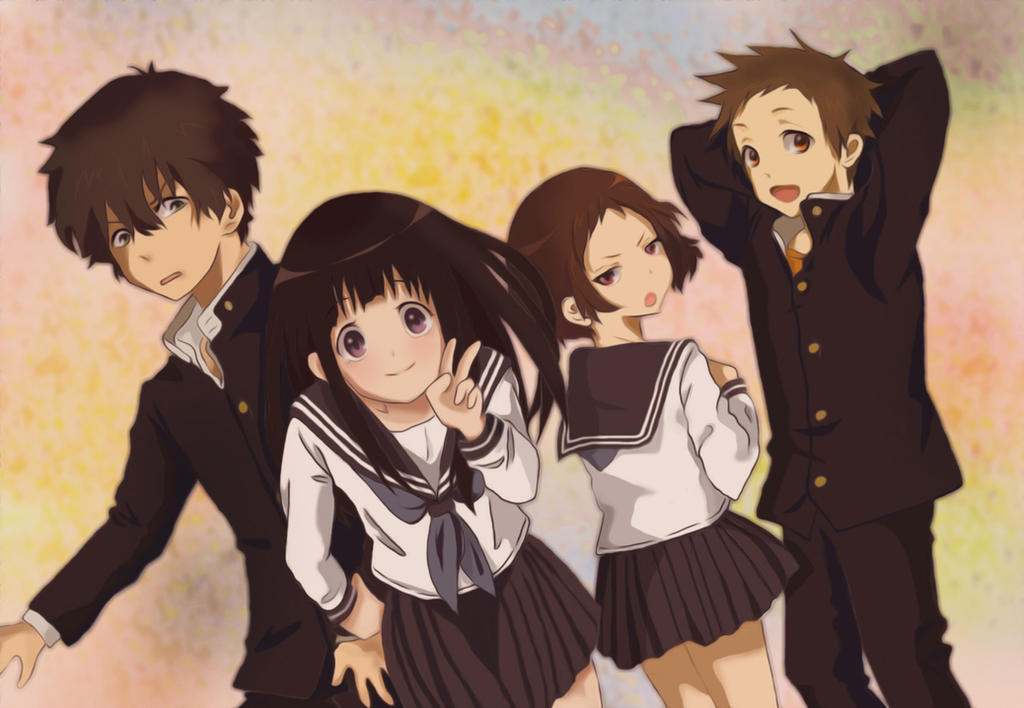 Hình hình ảnh anime group các bạn thân