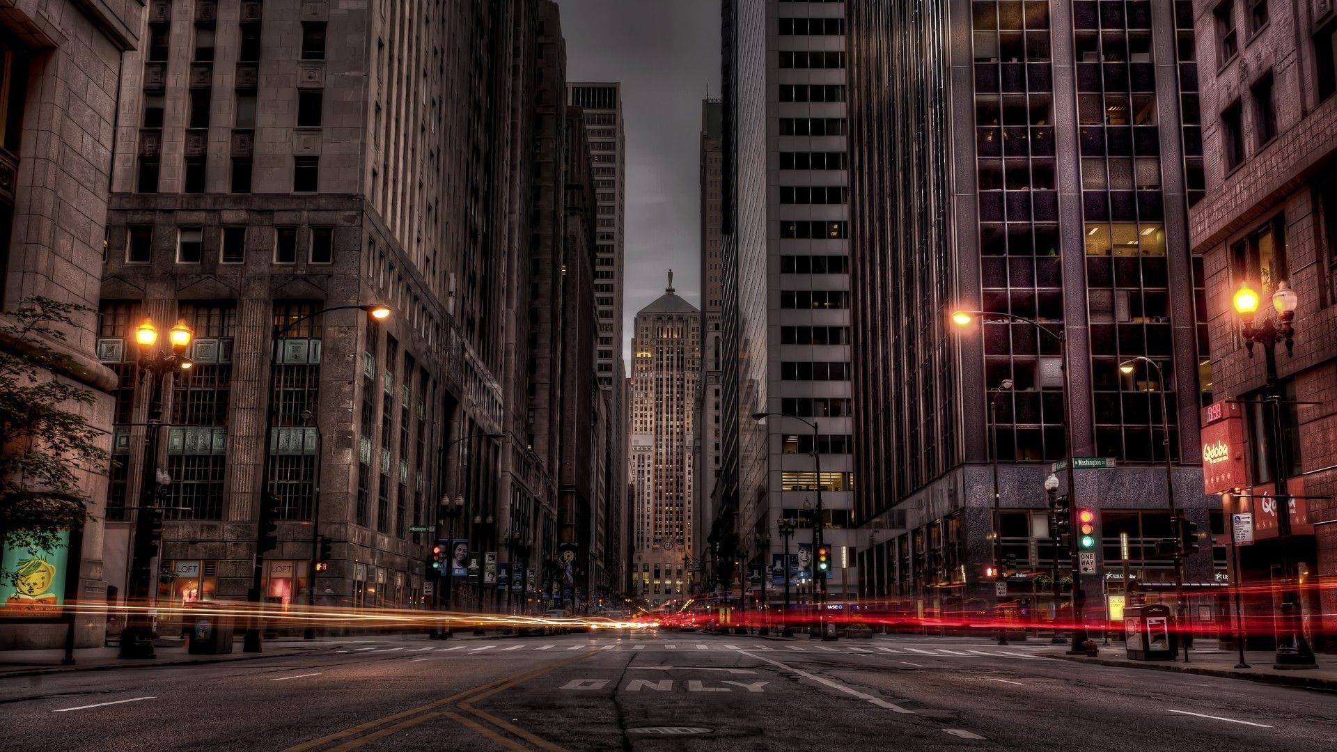 Hình ảnh thành phố đêm buồn