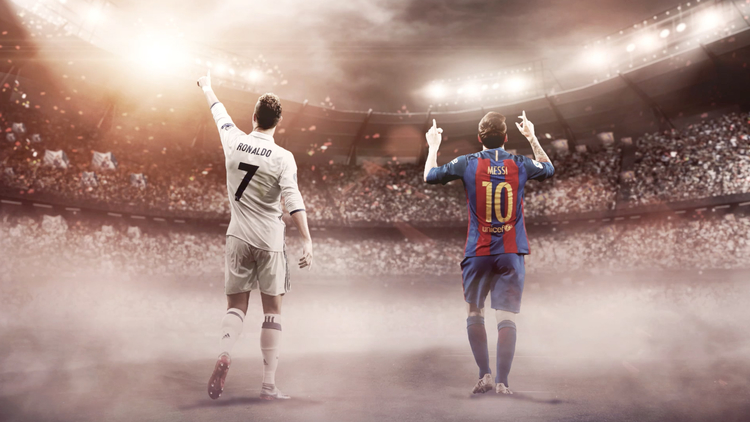Hình nền Ronaldo và Messi 4K