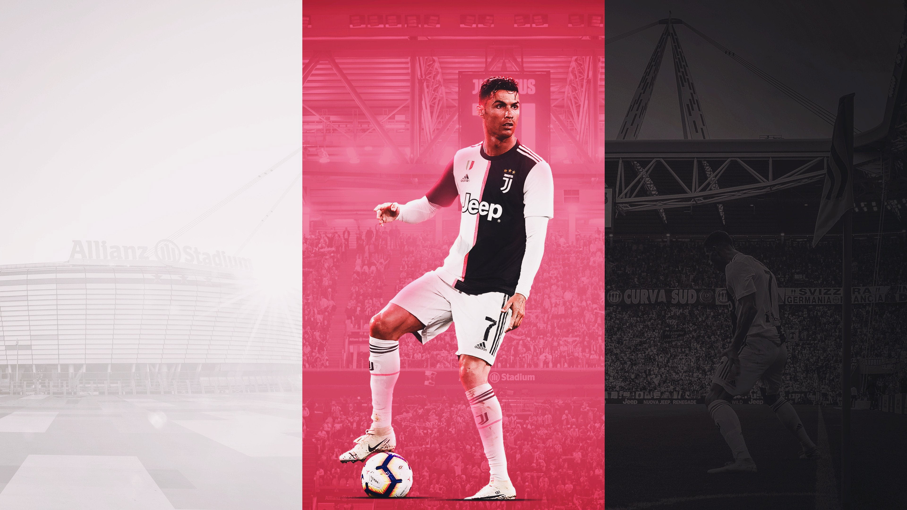 Hình nền trung phong Ronaldo 4K