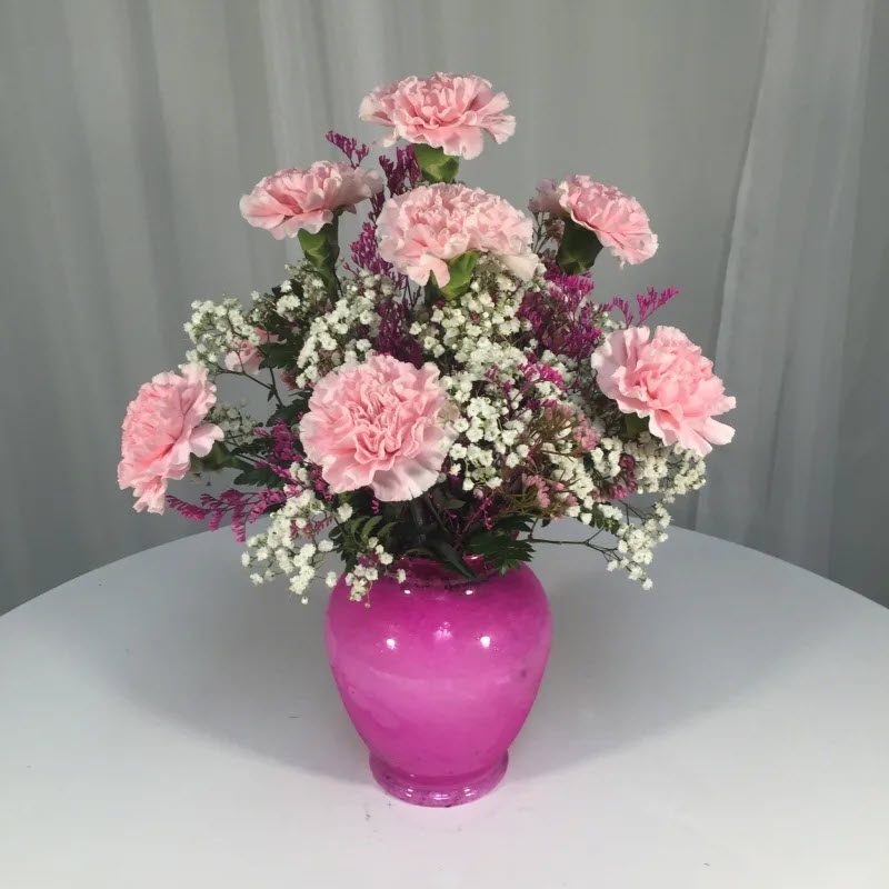 Cách cắm lọ hoa cẩm chướng đơn giản đẹp