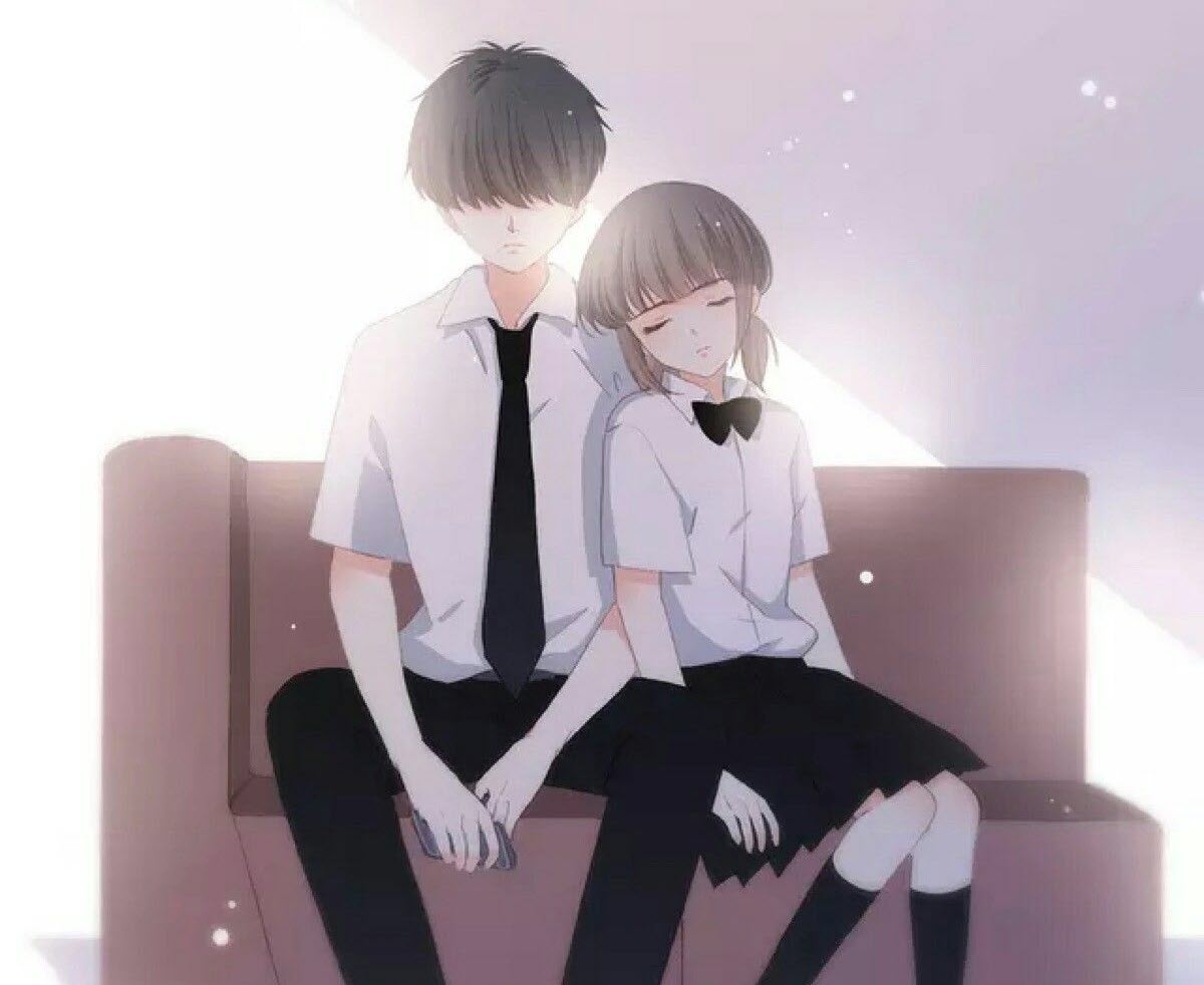Hình ảnh anime cặp đôi bạn thân