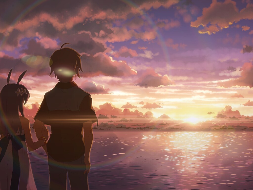 Hình ảnh cặp đôi yêu nhau anime đẹp