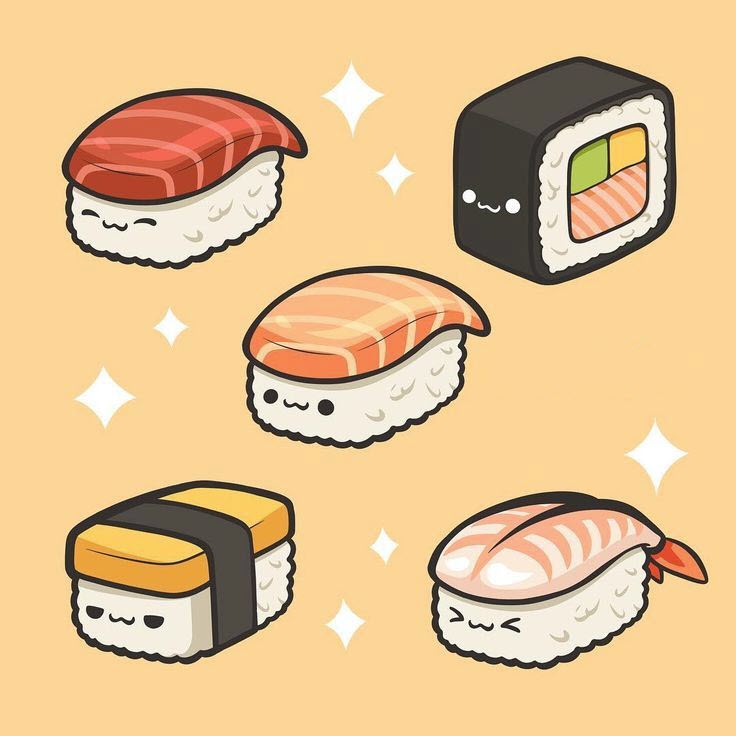 Khám phá với hơn 116 hình vẽ sushi cute hay nhất thtantai2eduvn