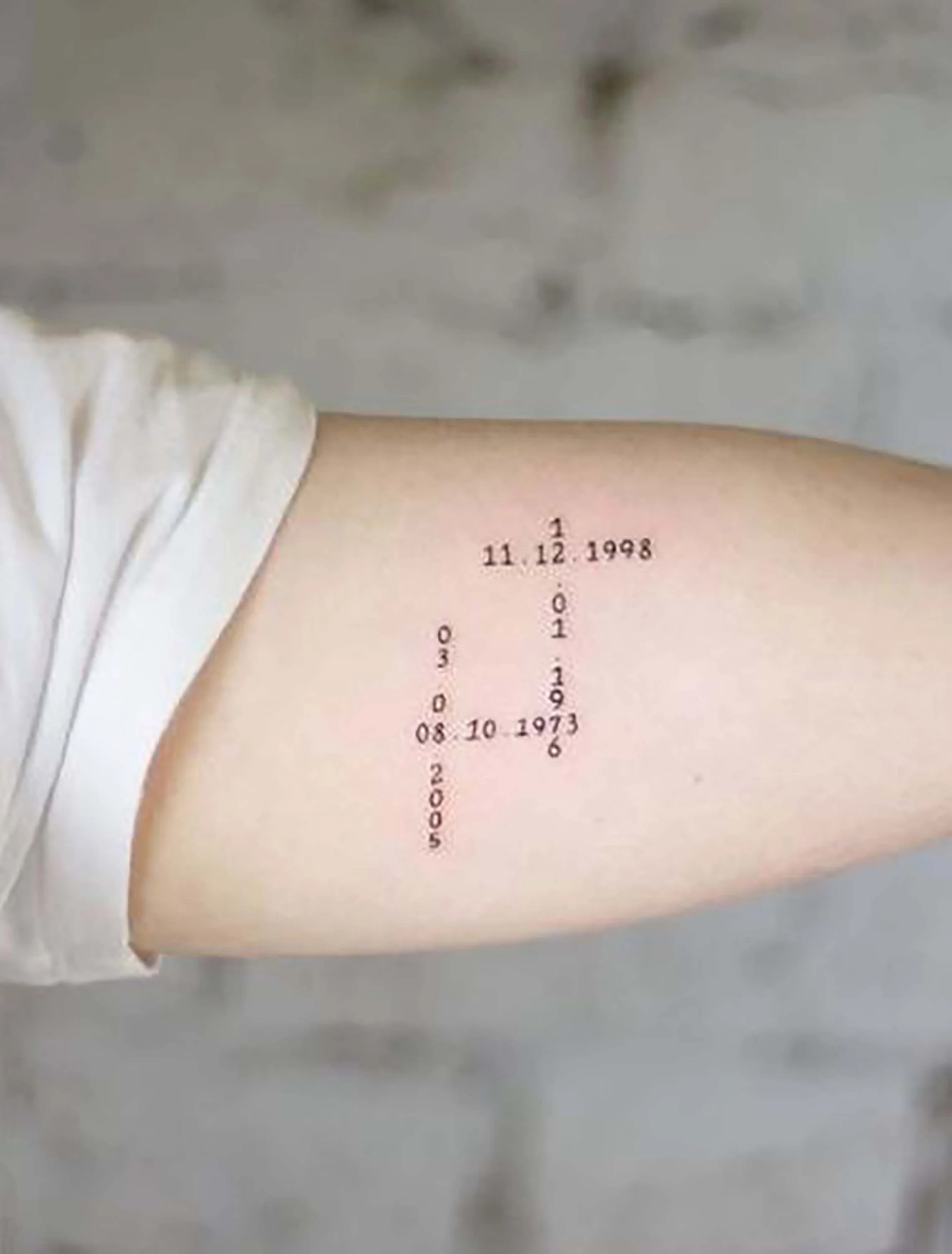 Hình Xăm Ngày Tháng Năm Sinh  Tattoo Chữ Số La Mã  Homemy