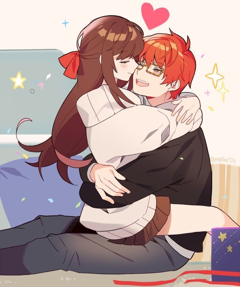 Ảnh cặp đôi anime yêu nhau