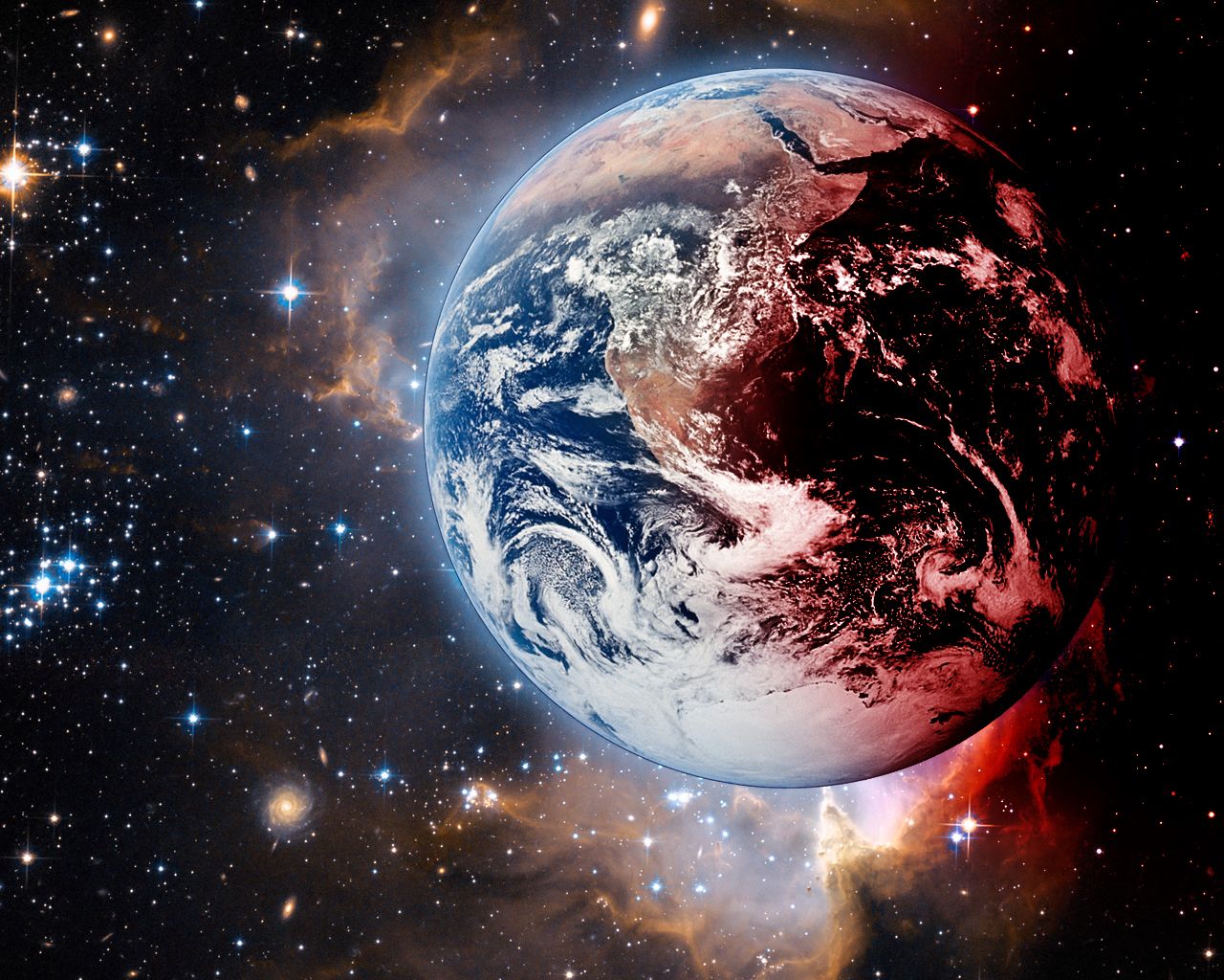 Hình ảnh 3d của trái đất