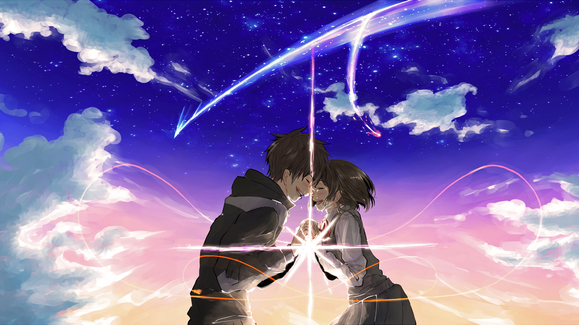 Hình hình ảnh anime hai bạn yêu thương nhau