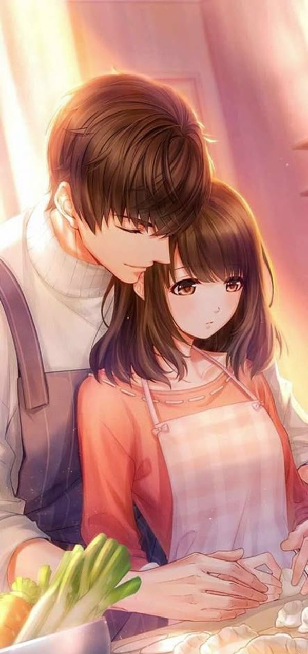 Hình hình ảnh những hai bạn yêu thương nhau anime