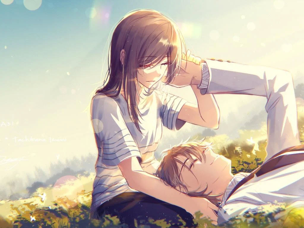 Hình ảnh cặp đôi yêu nhau anime