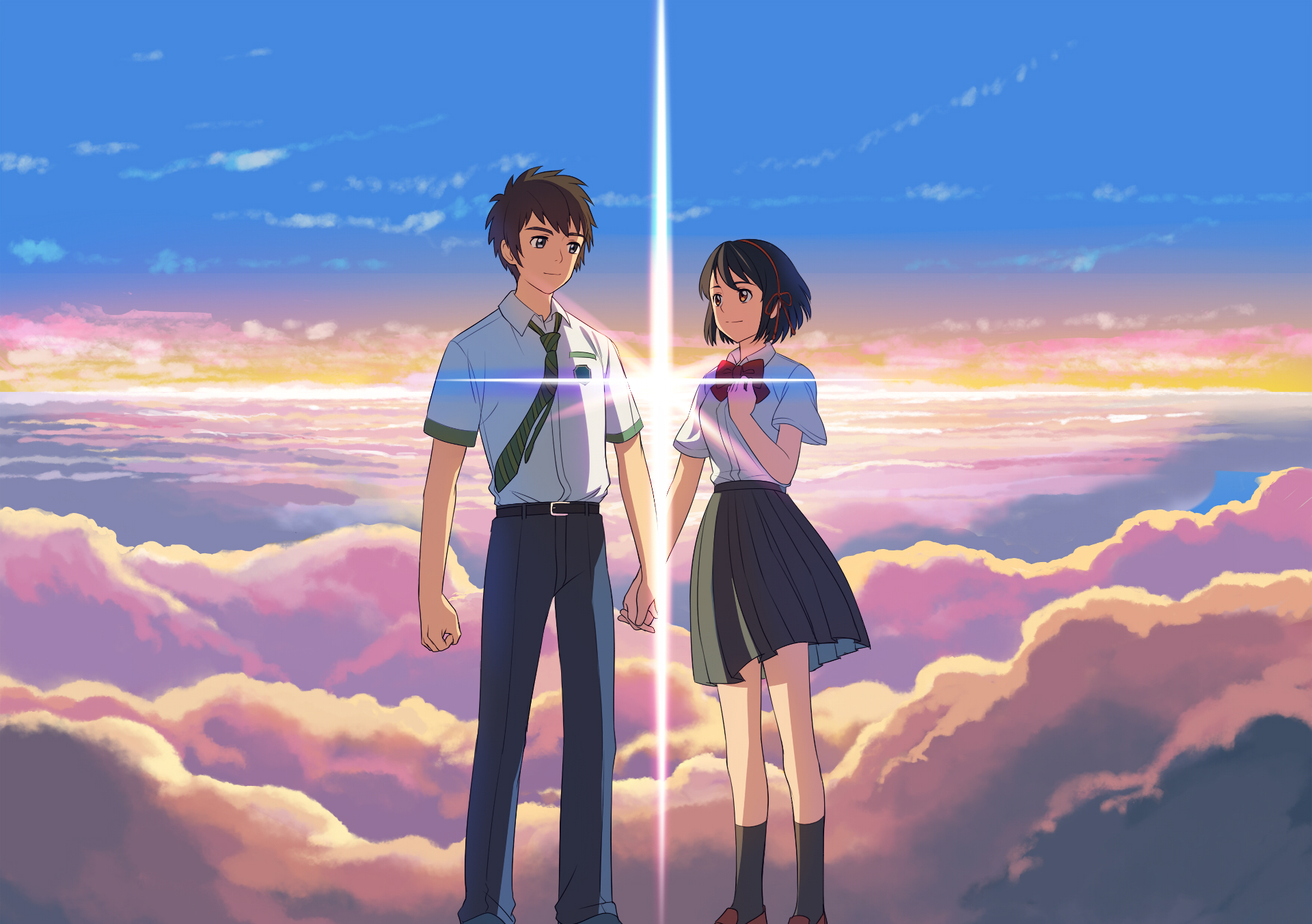 Hình nền cặp đôi anime yêu nhau
