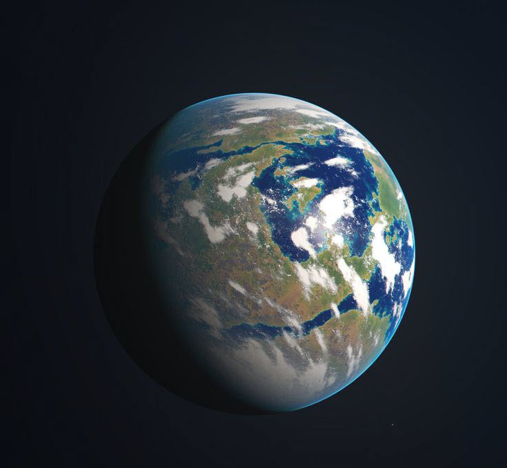 Hình quả cầu trái đất 3d