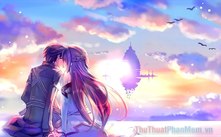 Tải ảnh cặp đôi yêu nhau anime đẹp nhất