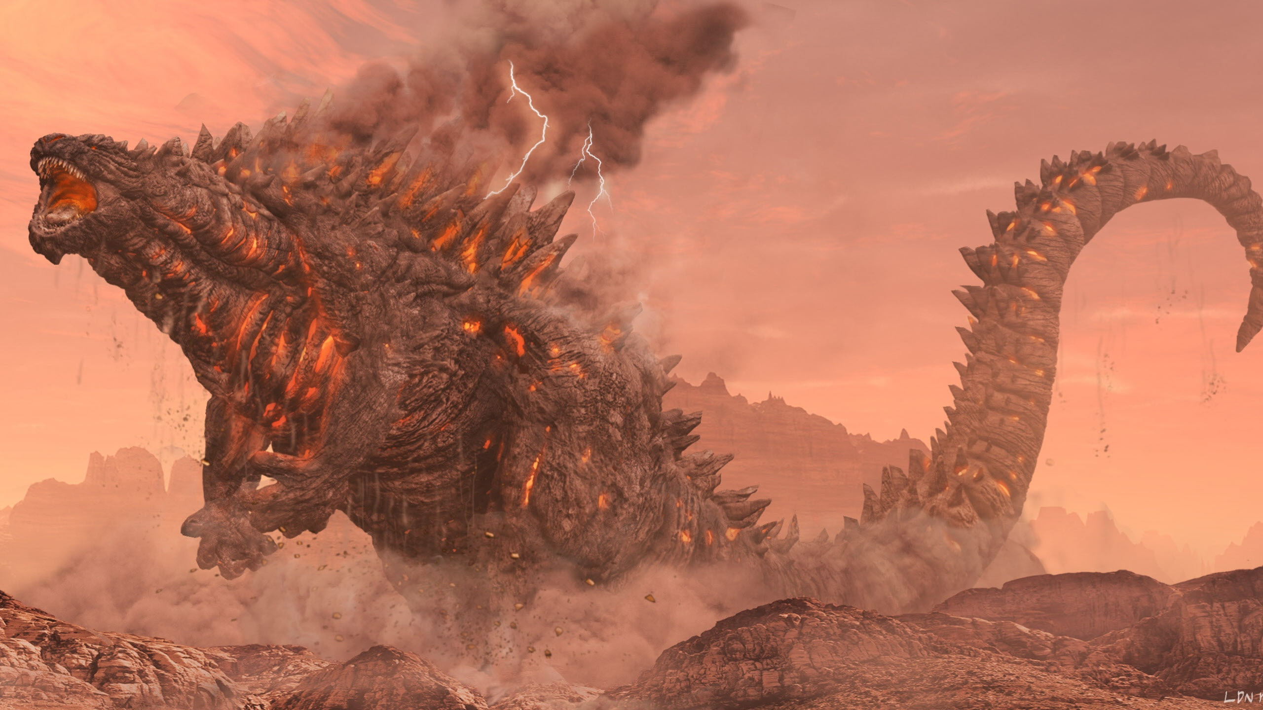Hình nền quái vật Godzilla 2K