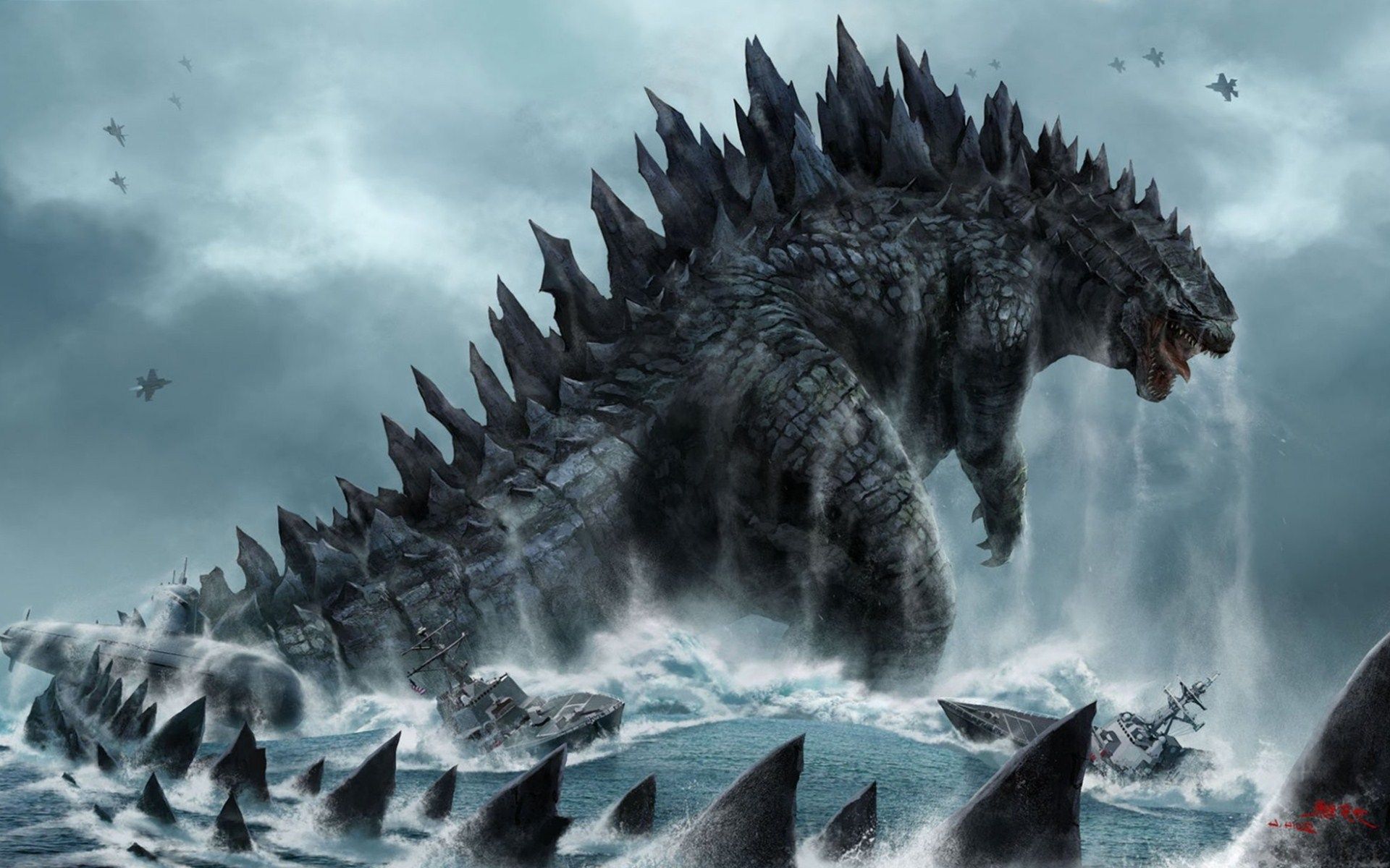 Hình nền quái vật Godzilla cực đẹp