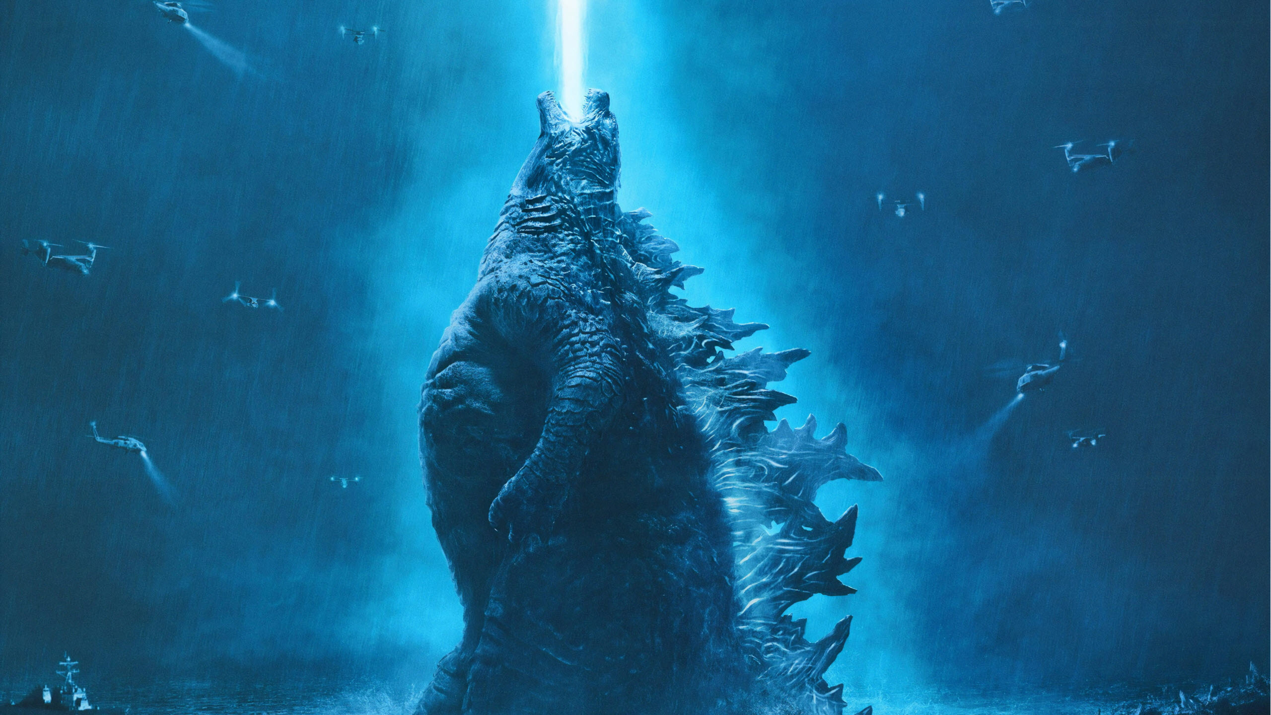 Hình nền quái vật Godzilla khổng lồ 2K