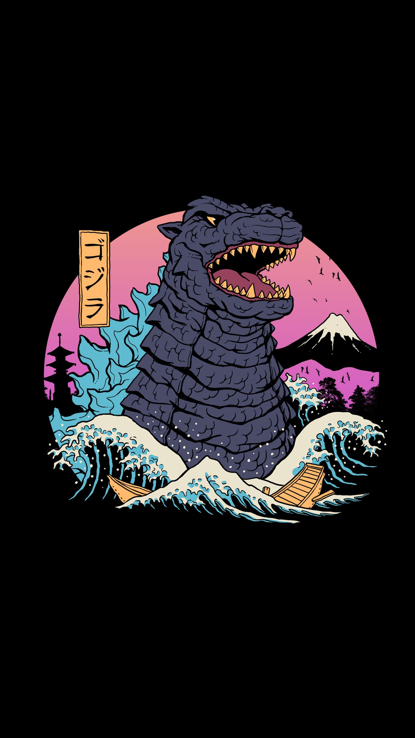Hình nền điện thoại Godzilla