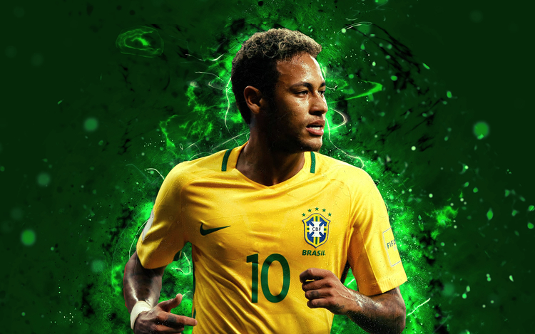 Hình nền cầu thủ số 10 Neymar của Brazil