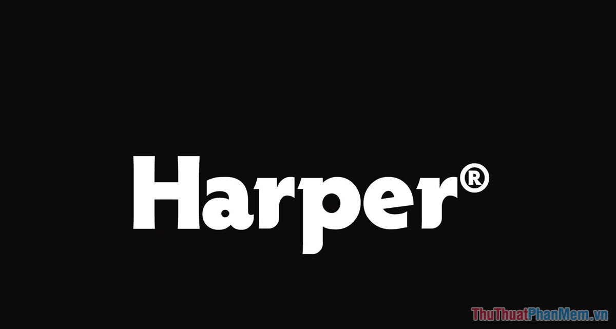 Bộ font chữ Harper không chân hiện đại cực đẹp