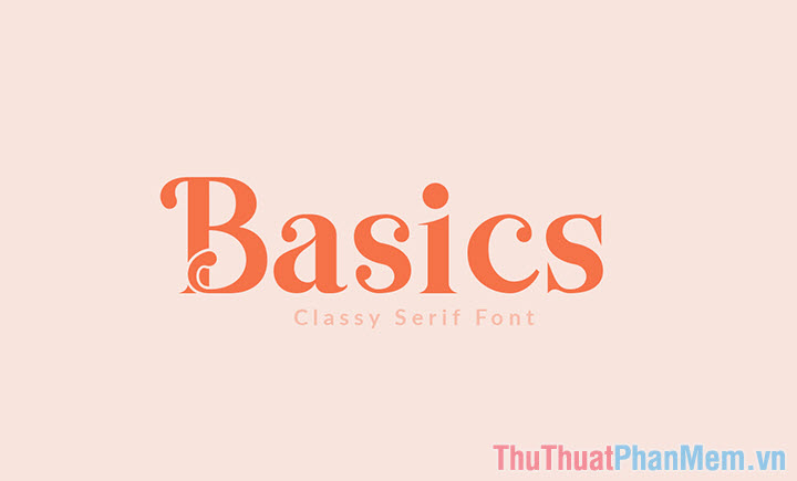 Font chữ có chân Serif Basics