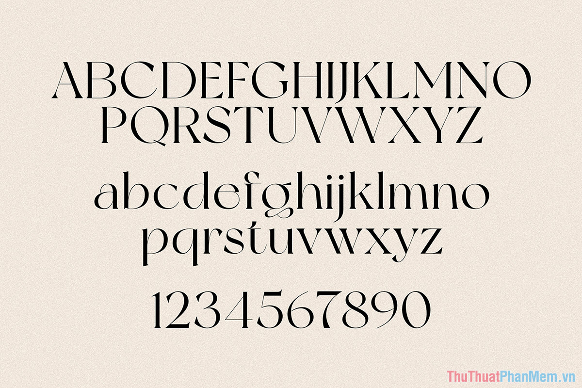 Font chữ có chân Serif NewYork chất lượng cao