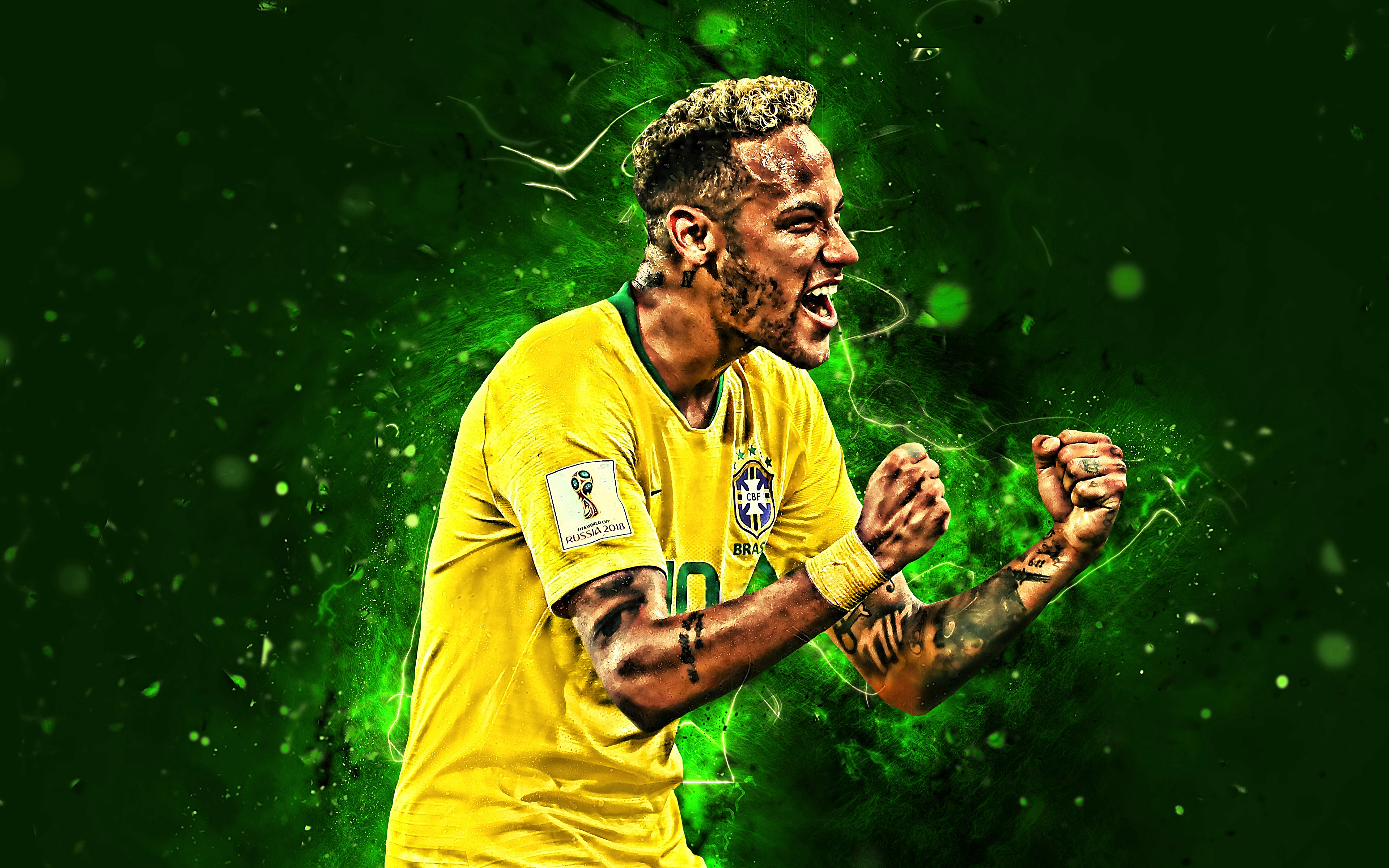 Hình nền cầu thủ Neymar ngầu đẹp 4K