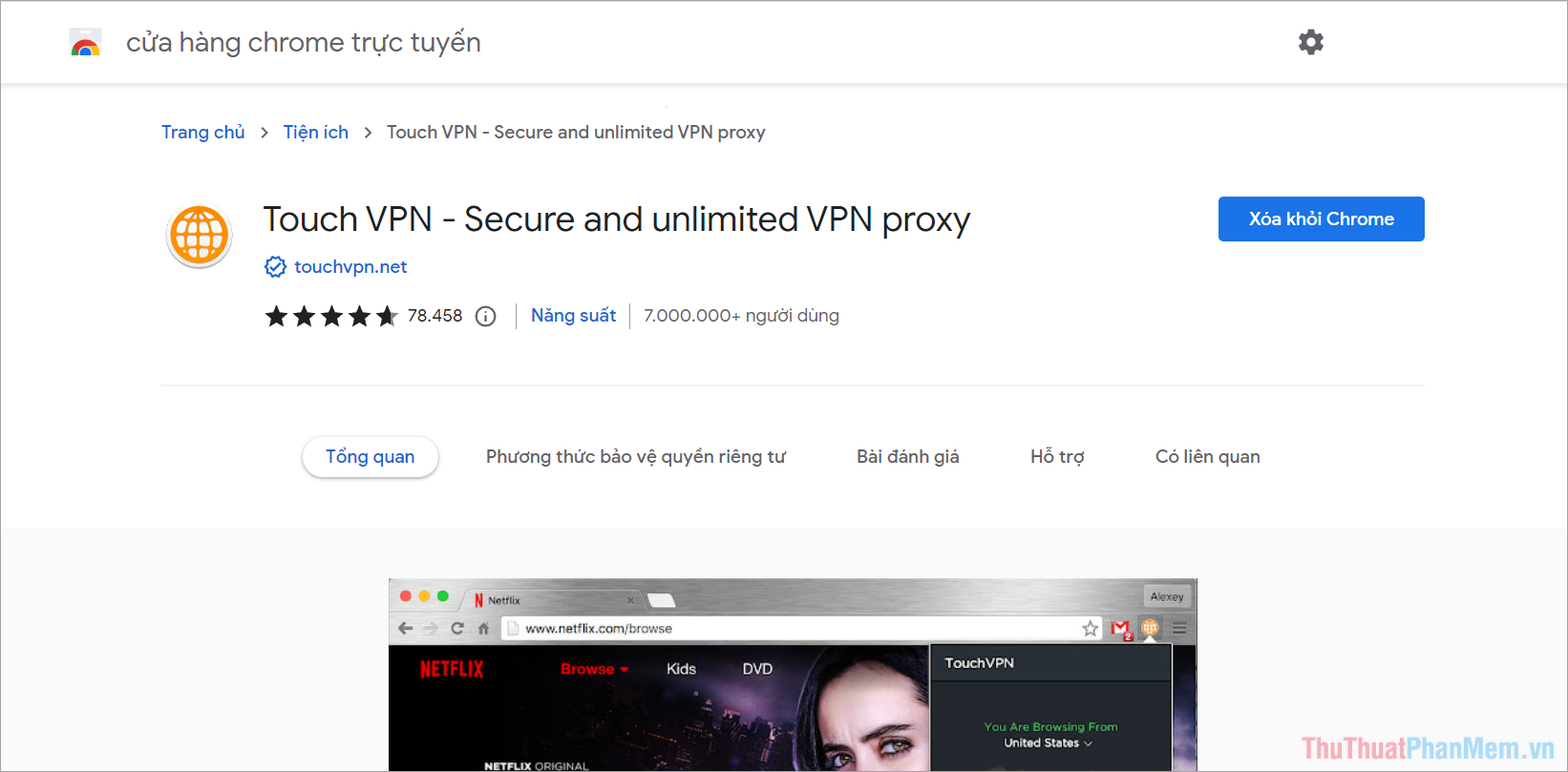Cài VPN vào trong trình duyệt Chrome