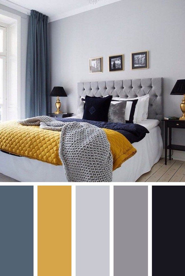 Màu sơn phòng ngủ hiện đại