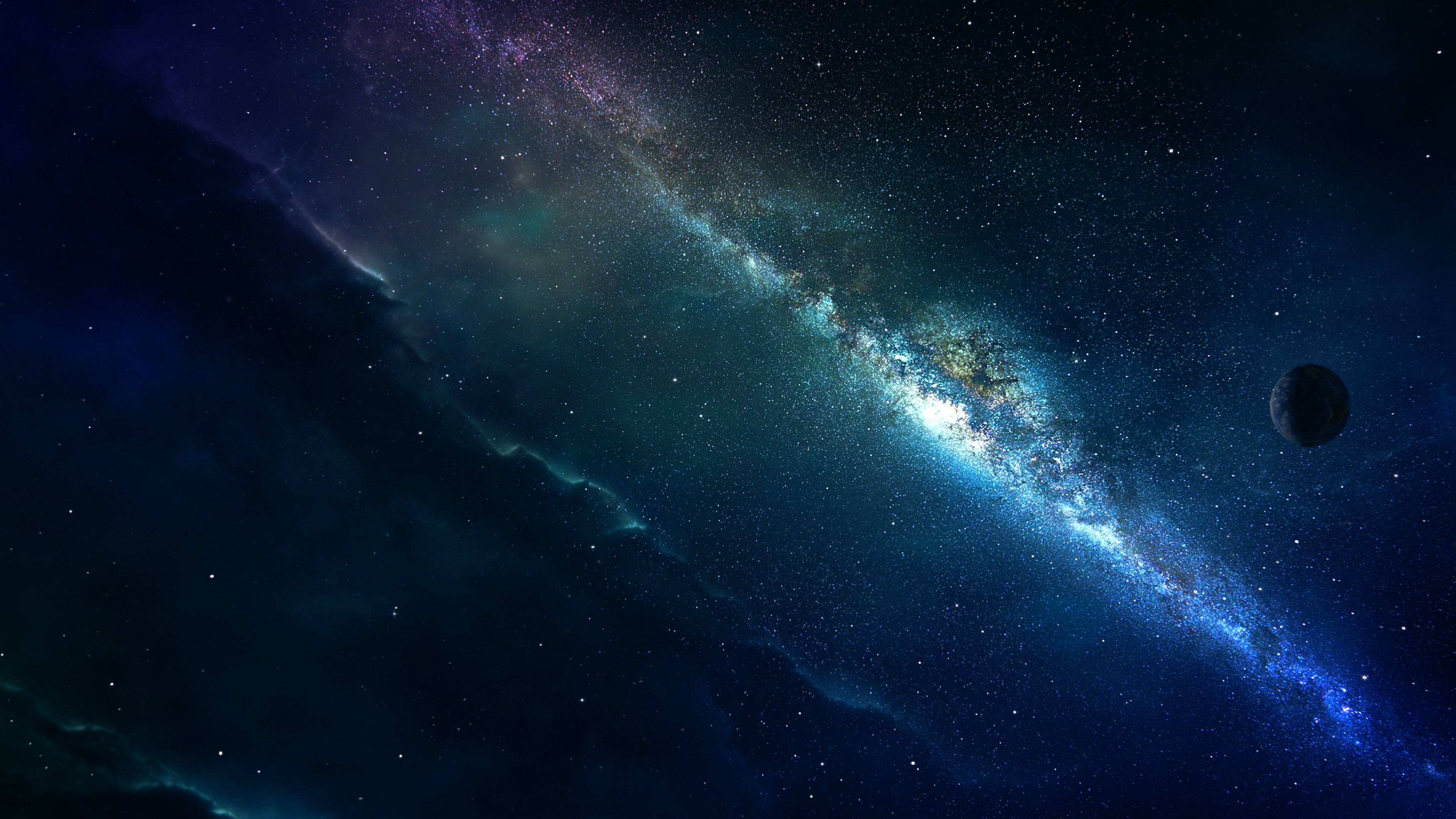 Hình nền vũ trụ đen cực đẹp cho máy tính 4K