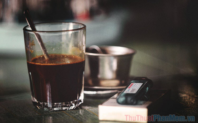 Hình ảnh ly cafe đen đá đẹp nhất