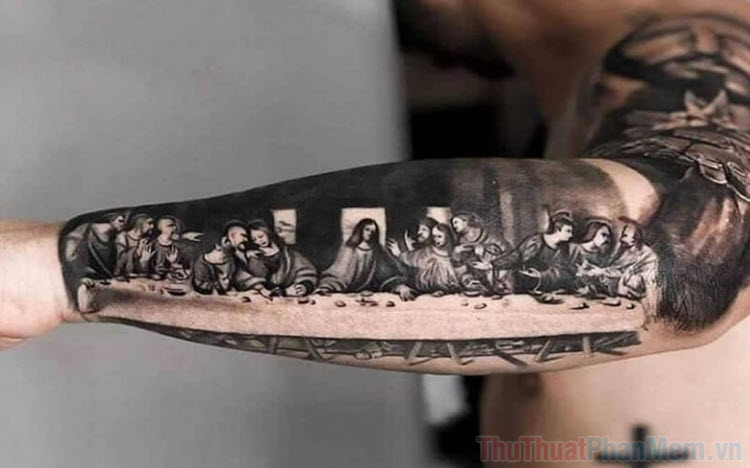 Full tay trắng đen  Thế Giới Tattoo  Xăm Hình Nghệ Thuật  Facebook