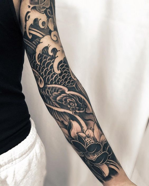 Mẫu Tattoo full tay rất đẹp nhất