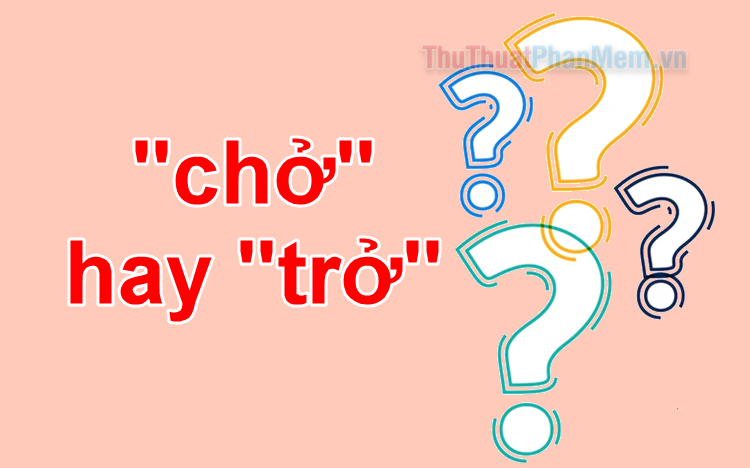 Chở hay trở? Từ nào đúng chính tả Tiếng Việt?